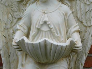 Angel with bowl - polystone - wall decoration