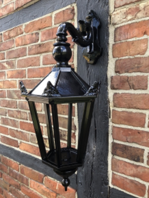 Outdoor lamp Shop - black - ceramic fitting and glass