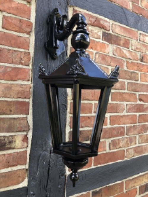 Outdoor lamp Shop - black - ceramic fitting and glass