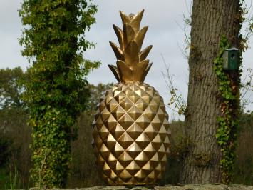 Decoratieve Ananas XL - Polystone - Goudkleurig