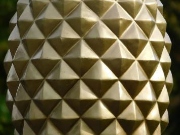 Decorative Pineapple XL - Polystone - Gold coloured