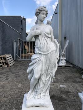 Beeld Artemis - Godin van de Jacht - Steen