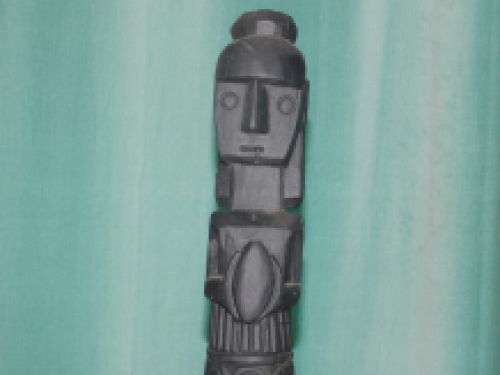 Handgeschnitzte Asmat-Skulptur - 4/4 - Tibal Art Wood
