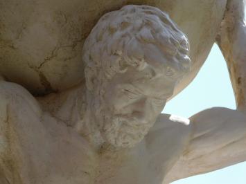 Statue of Atlas - 70 cm - Vintage look - Polystone
