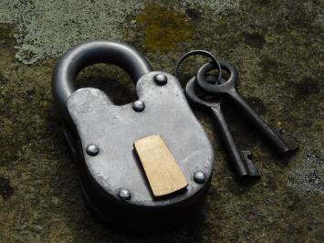 Authentiek Middeleeuws Hangslot – Vintage Stijl – Inclusief 2 Sleutels