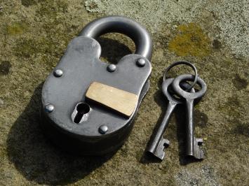 Authentiek Middeleeuws Hangslot – Vintage Stijl – Inclusief 2 Sleutels