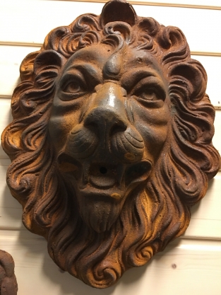 Wall fountain / water spout - lion head-large and beautiful