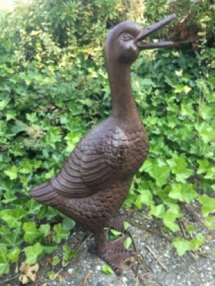 Deko Ente Deko Metallente Metall Ente Ente aus Metall Garten Ente