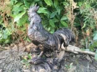 Statue Rooster - Bronze - Metal
