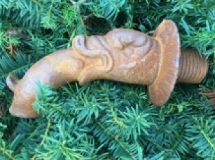  Gargoyle, Wandbrunnen, Wasserspeier, Fabelfisch Gusseisen