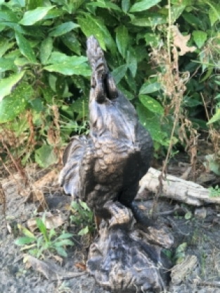 Statue Hahn - Bronze - Metall