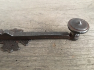 Schuifslot 40cm - klassiek - antiek ijzer