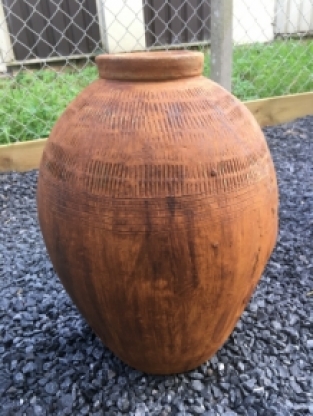 Indonesian rice-water-jug, unique piece of top design!!