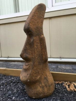 MOAI, große Steinstatue, Osterinseln!