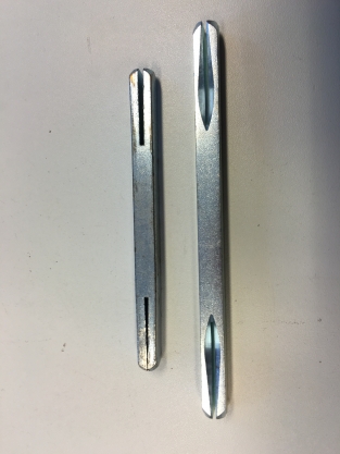 Krukstift - voor het bevestigen van de deurklink - metaal