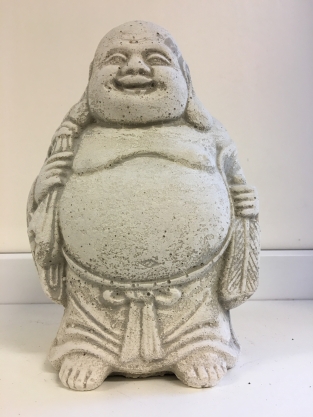 Lächelnder Buddha - Stein