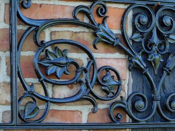 Balcony rail - Black - Window rack - Cast iron Rest