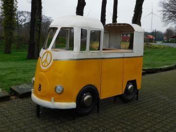 Food Truck Antiquitäten, Van als Bar, Metall und Holz, exklusiv!