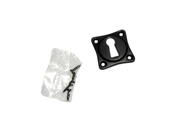 BB rozet voor sloten - zwart ijzeren kamerslot plaat 