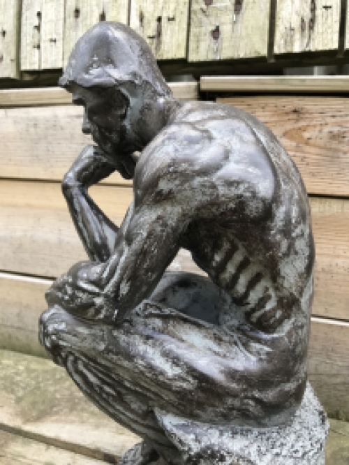 Beautiful statue of the thinker ''THE THINKER'', polystone statue