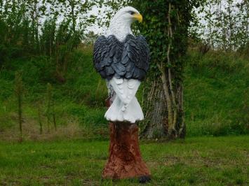 Adler auf Stiel Skulptur XL - 102 cm - Polystone