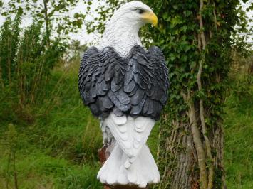 Adler auf Stiel Skulptur XL - 102 cm - Polystone