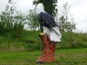 Adler auf Stiel Skulptur XL - 102 cm - Polystone