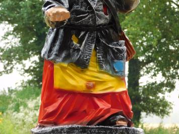 Bedelvrouw XL – 80 cm - Humoristisch Karakterbeeld van Polystone