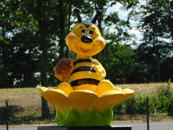 Statue Bee with Flower Box - 50 x 40 cm - Polystone