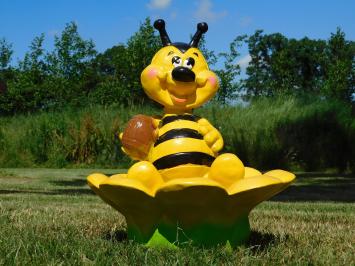 Statue Bee with Flower Box - 50 x 40 cm - Polystone