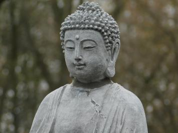 Buddha Statue Grey - 38 cm - Stone