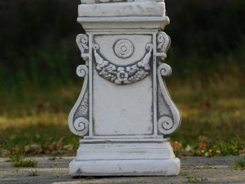 Statue David auf Sockel – 88 cm – Stein