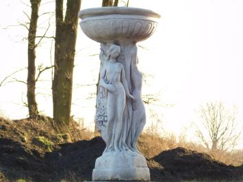 Statue with Three Women and Bowl - 85 cm - Full Stone
