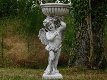 Engel mit Vase – 85 x 40 cm – Polystone
