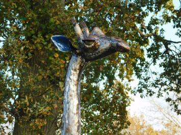 Giraffe XL - made entirely of metal - unique object