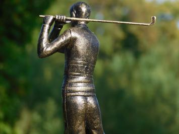 Beeld van een Golfer - Volledig Gietijzer