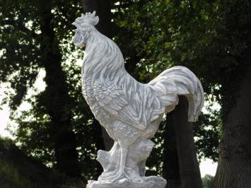 Gartenfigur „Hahn“ XL – 65 cm – Stein