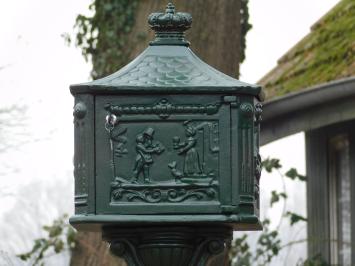Standing Letterbox - 120 cm - Cast Iron - Green