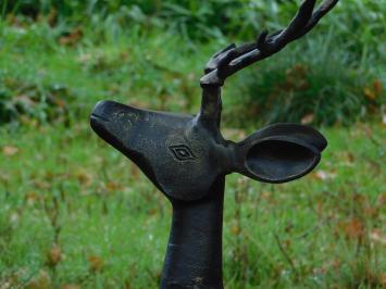 Statue Deer - alu - dark brown - decorative item