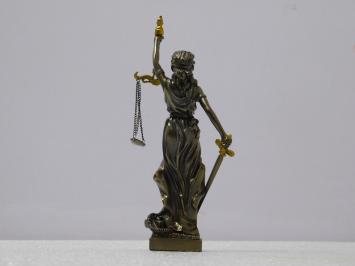 Statue Gerechtigkeit - Bronze-Look - Polystone