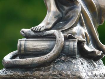 Eenmalig: Beeld Vrouwe Justitia - 46 cm - Polystone in Brons