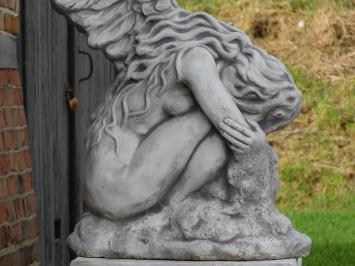 Statue Kneeling Angel - 110 cm - Stone