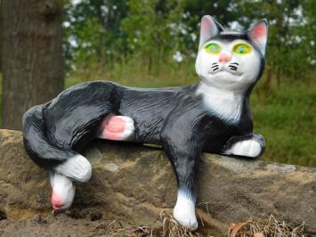 Statue of a Reclining Cat - 33 cm - Polystone