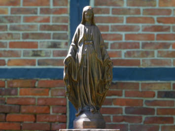 Statue of Mary – 93 cm – Stone with Oxide Finish