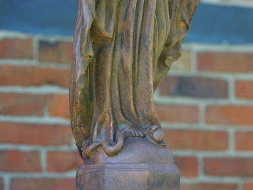 Statue of Mary – 93 cm – Stone with Oxide Finish