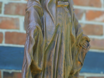 Statue of Mary – 93 cm – Stone with Oxide Finish