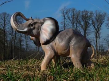 Beeld Olifant - 55 cm - Polystone