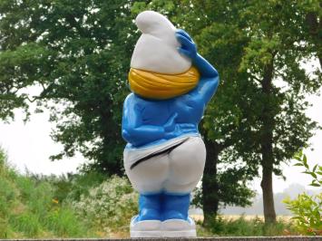 Blote Smurfin XL - 70 cm - Polystone