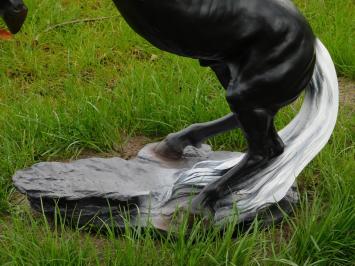 Statue Tänzelndes Pferd - 90 cm - Polystone