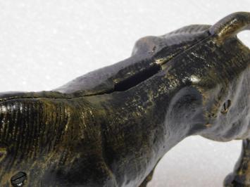 Statue Stier - Spardose - 27 cm - Gusseisen
